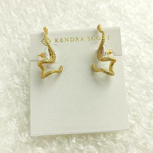 KENDRA SCOTT Phoenix Vintage Gold Ear Climbers